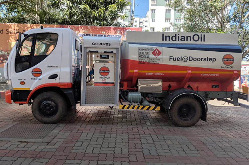 Indian Oil begins doorstep delivery of fuel in Chennai Autocar India