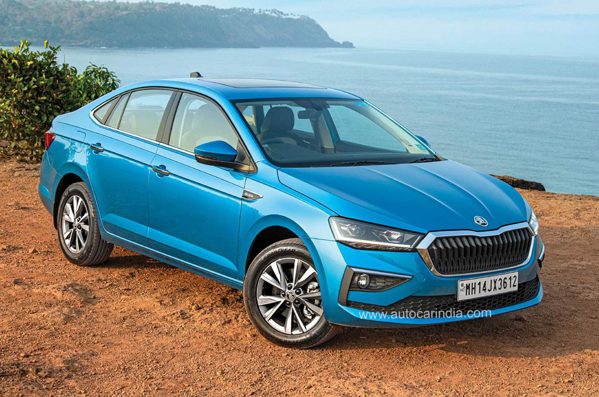 Skoda Slavia front quarter