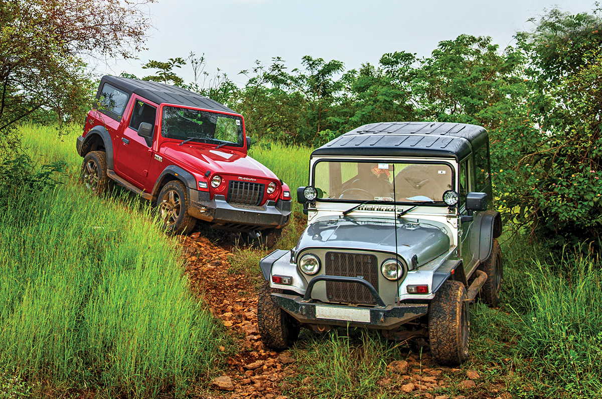 DNA Test New Mahindra Thar Vs Old Thar Feature Autocar India