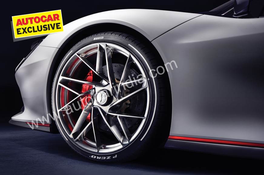 Pininfarina Battista brake and wheel
