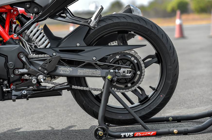 2019 TVS Apache RR 310 rear tyre