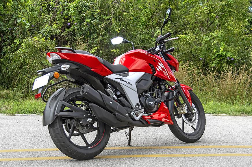 Review 2020 Bs6 Tvs Apache Rtr 160 4v Review Test Ride Beyond Creativity