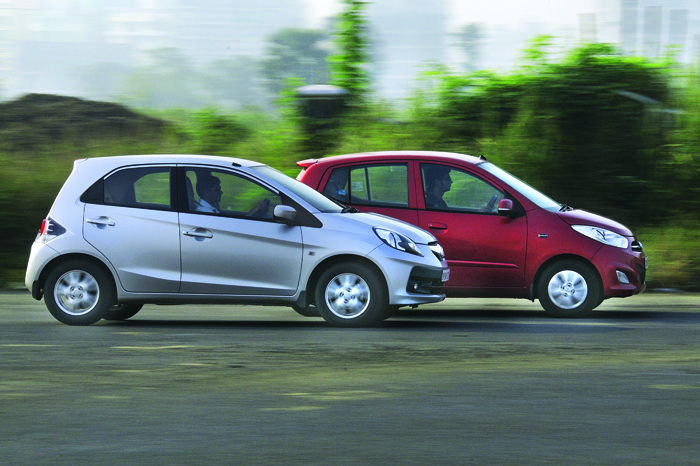 Honda Brio vs Hyundai i10 - Image 1