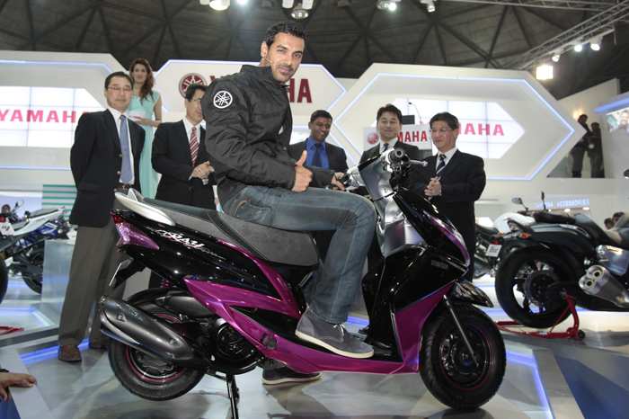 Yamaha showcases Indian scooter  