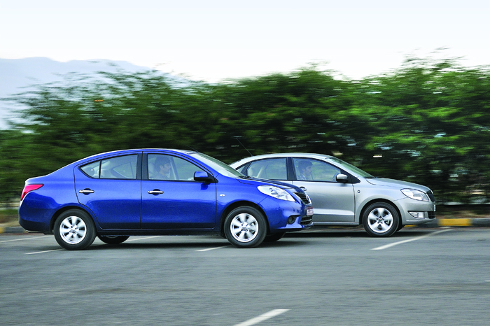 Skoda Rapid vs Nissan Sunny - Image 1