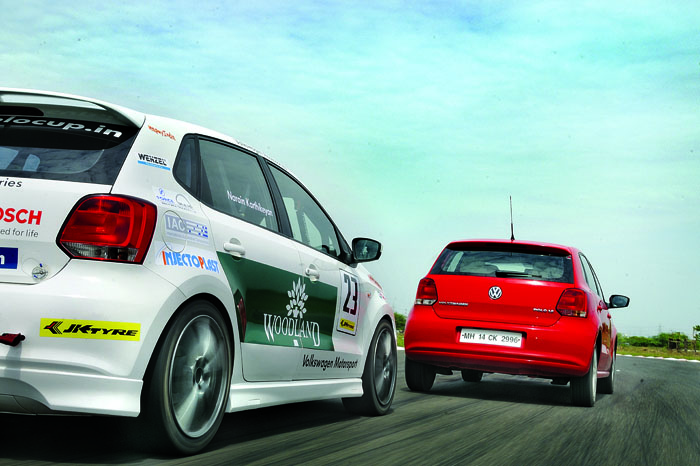 VW Polo vs Polo R Cup car - Image 1