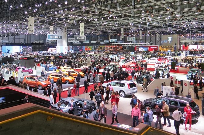 Geneva motor show stars