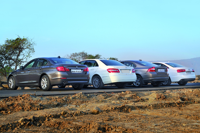Volvo S80 D3 vs Audi A6 vs Merc E220 CDI vs BMW 520d - Image 1