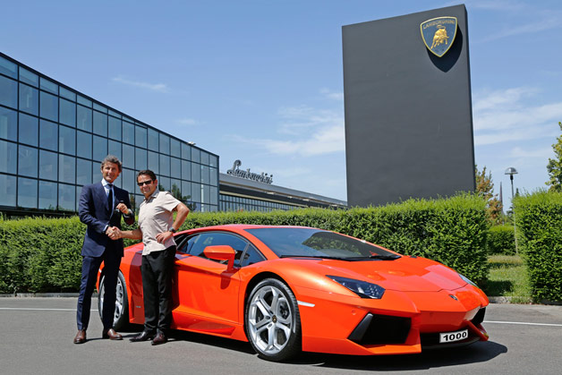 Lamborghini reaches milestone