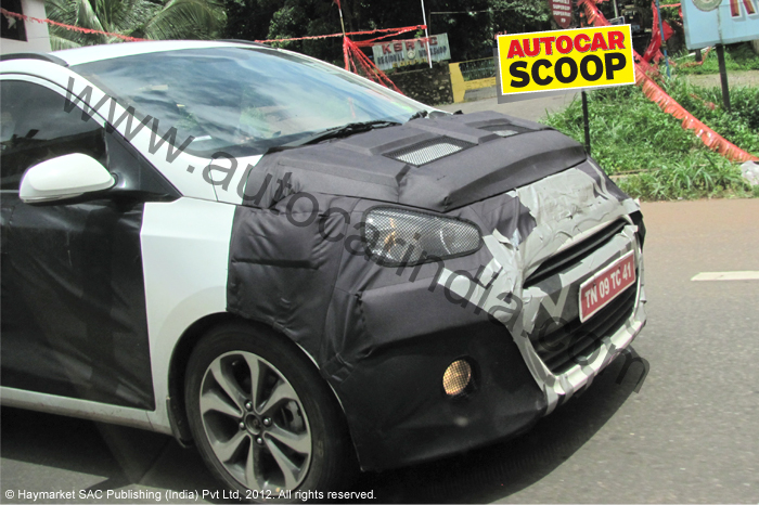 Next-gen Hyundai i10 spied in India