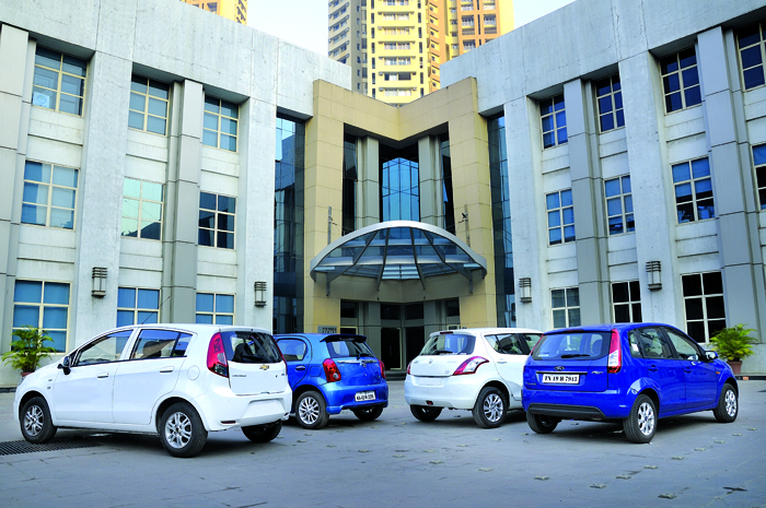 Chevrolet Sail U-VA vs Toyota Liva vs Ford Figo vs Maruti Swift
