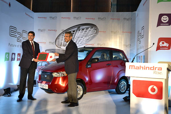 Mahindra teams up with Vodafone