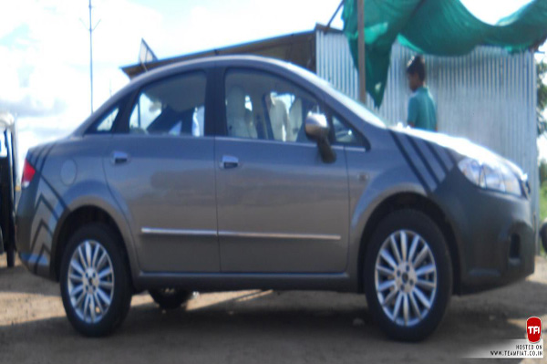 Fiat begins testing Linea facelift in India - Image 5