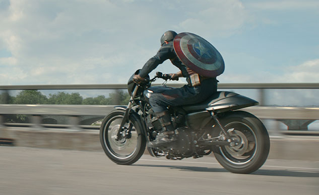 Captain America on a Harley Autocar India