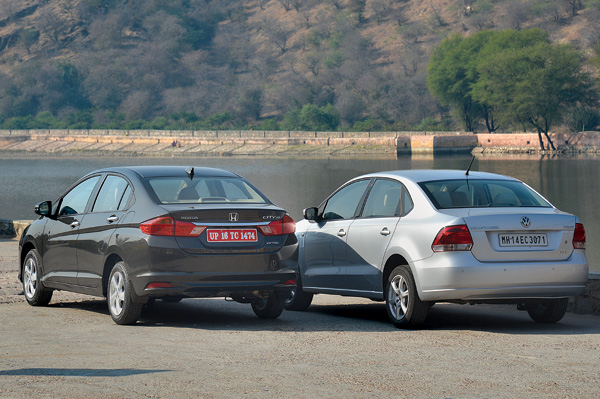 New Honda City vs Volkswagen Vento TSI comparison - Image 1