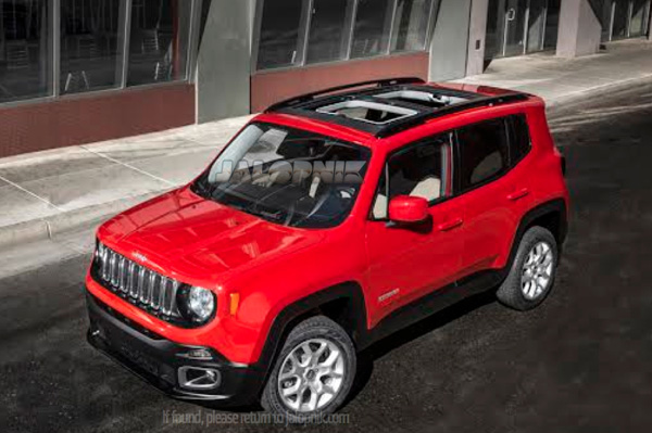 Geneva 2014: Jeep Renegade SUV leaked