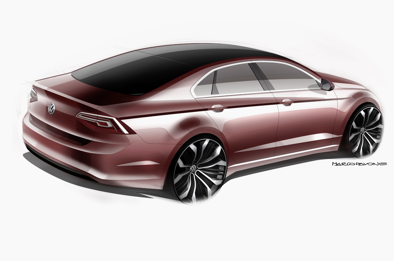 Beijing 2014: VW Midsize coupe concept to be shown - Image 2