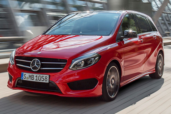 Mercedes B-class facelift unveiled