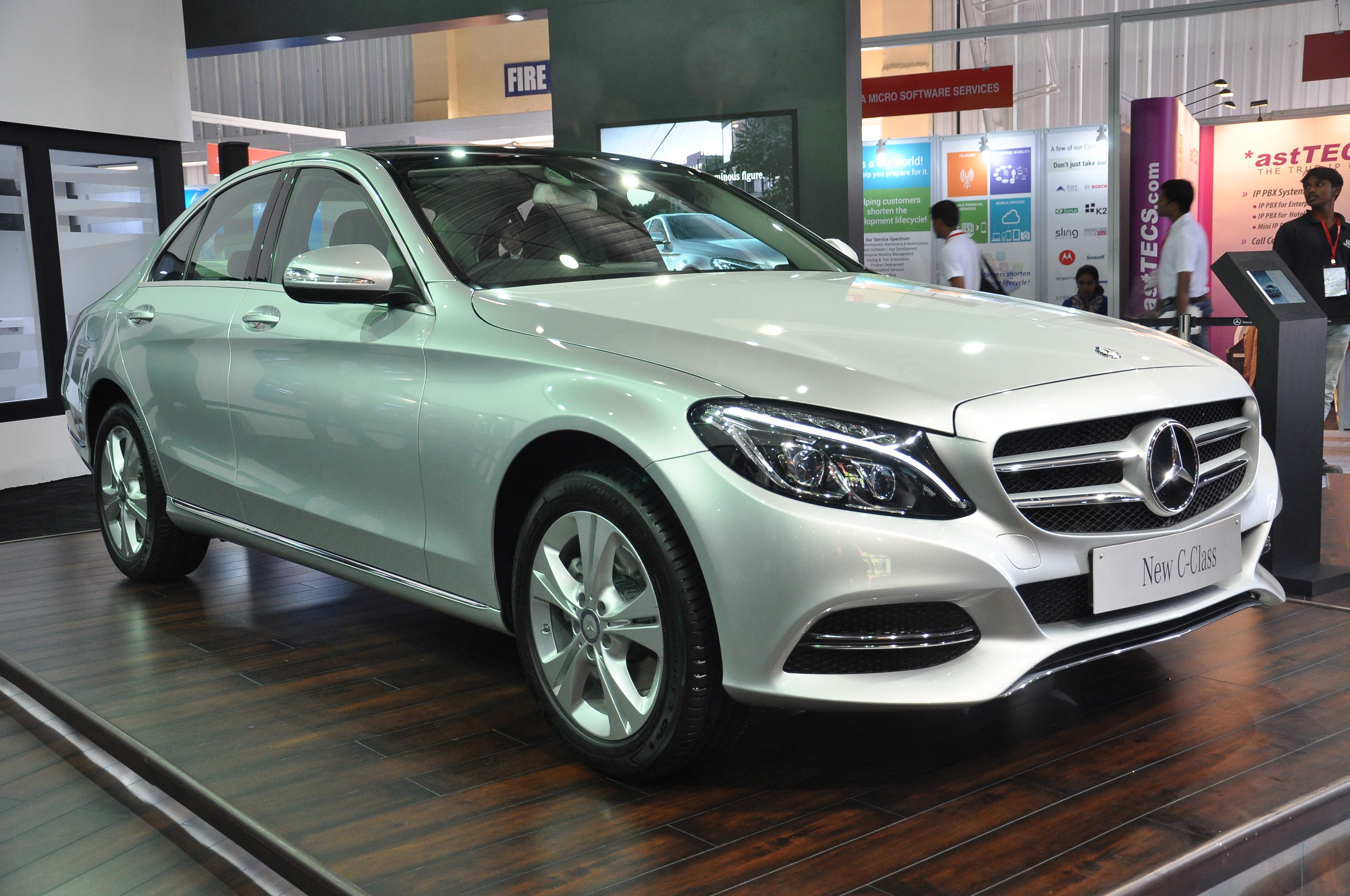 New Mercedes C-Class showcased in India