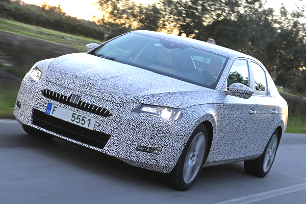 Next-gen Skoda Superb teased