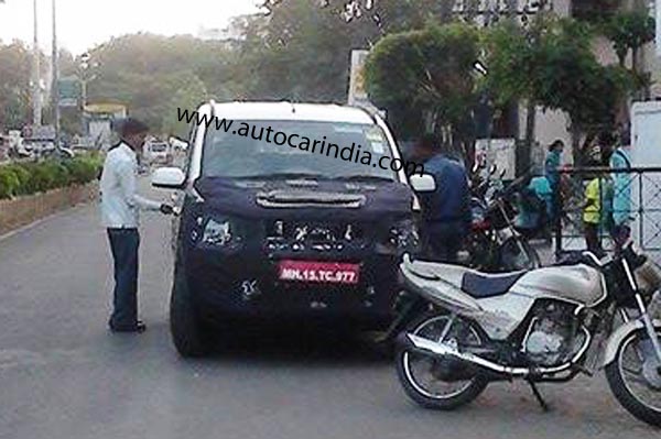 Mahindra Quanto facelift spied
