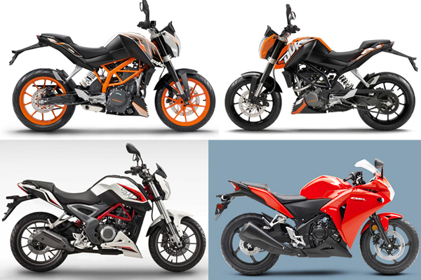 Benelli TNT 25 vs rivals: specs comparison