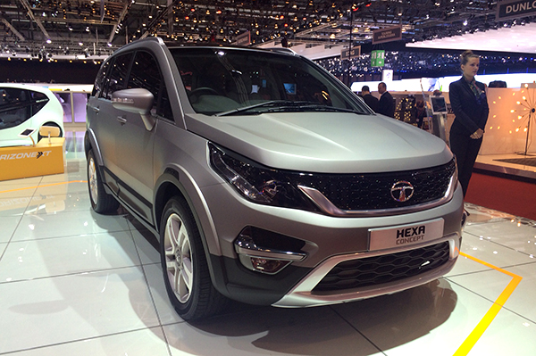 Tata Hexa concept unveiled at Geneva motor show 2015