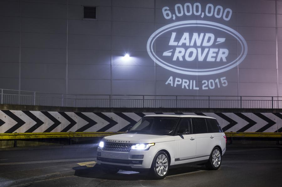 Land Rover’s six millionth production car stars at Shanghai