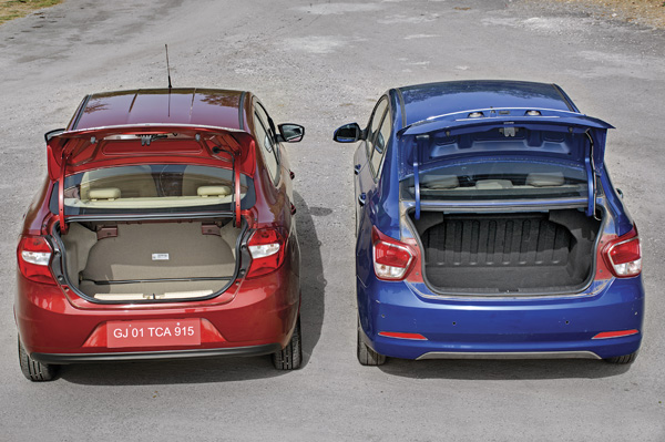Ford Figo Aspire vs Hyundai Xcent comparison - Image 10