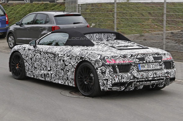 New Audi R8 Spyder begins testing - Image 2
