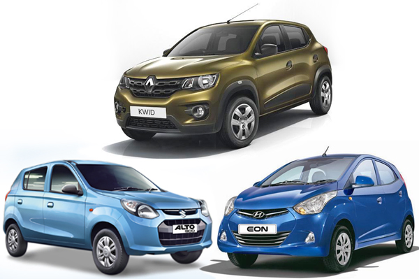 Renault Kwid vs Alto 800 vs Eon: Specs and features comparison