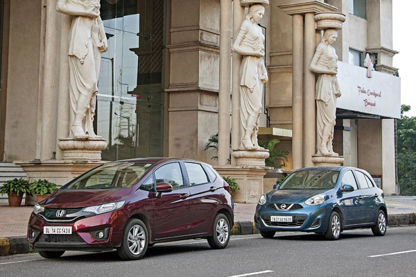 Honda Jazz CVT vs Nissan Micra CVT comparison - Image 1