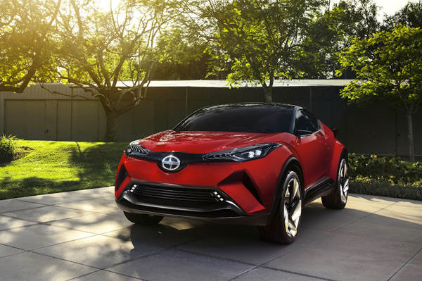 Scion C-HR concept showcased at LA motor show