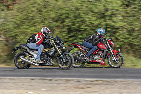 Mahindra Mojo Vs Benelli TNT 25 comparison