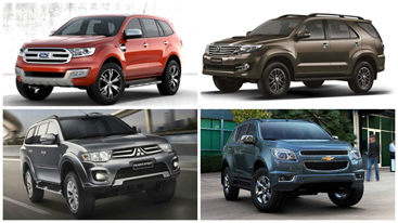 Endeavour vs Trailblazer vs Fortuner vs Pajero Sport: Specification ...