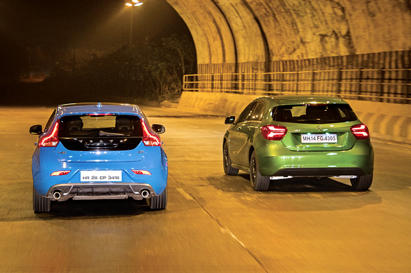 Mercedes A 200d vs Volvo V40 comparison - Image 2