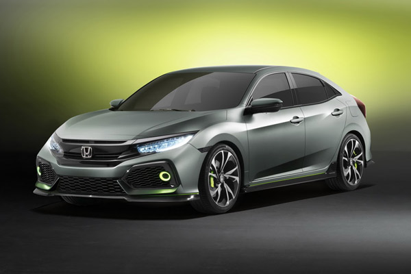 Honda Civic hatchback concept revealed at Geneva - Image 1