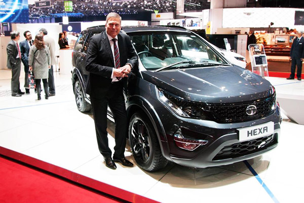 Tata Hexa Tuff shown in Geneva