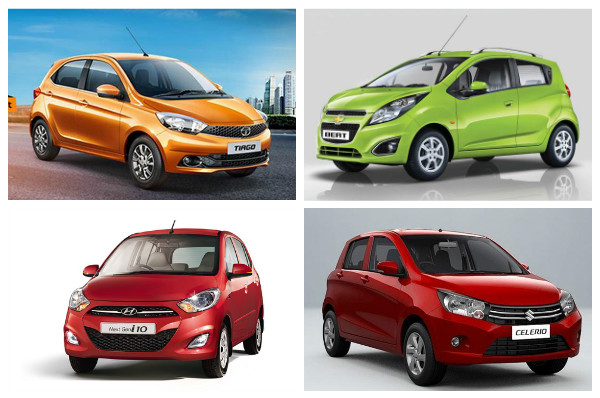 Tata Tiago vs i10 vs Celerio vs Beat: Specifications comparison