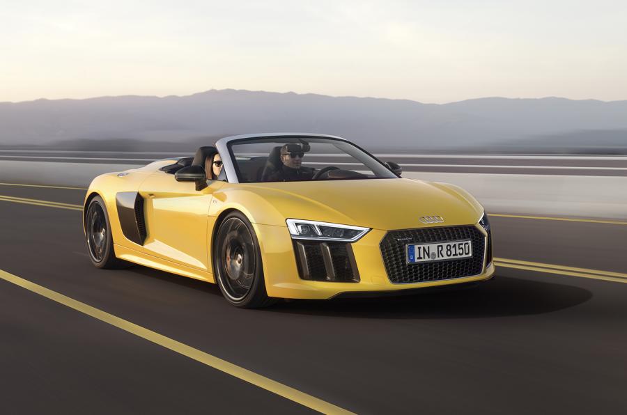 New Audi R8 Spyder revealed at New York