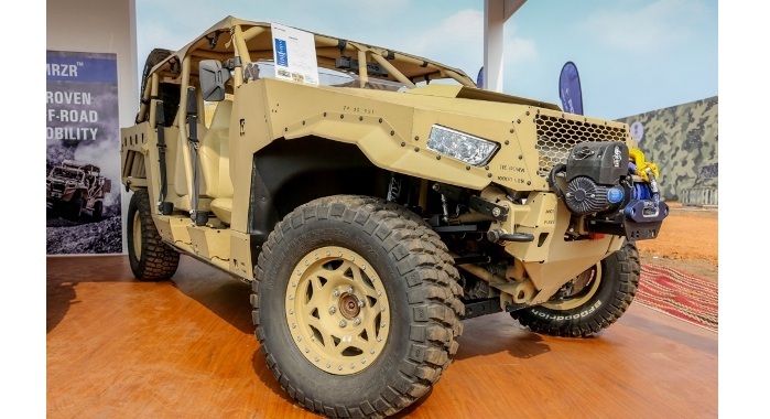 Polaris India off-road vehicle range displayed at Defexpo 2016