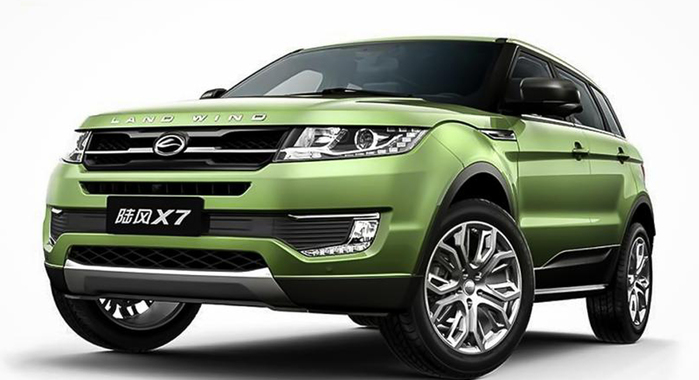 JLR sues Chinese firm for Evoque copycat LandWind X7