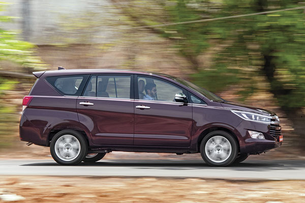 Toyota Innova Crysta road test review specifications 
