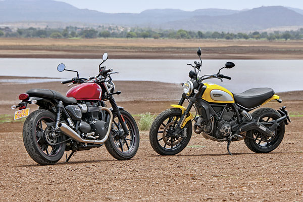 ducati scrambler triumph scrambler