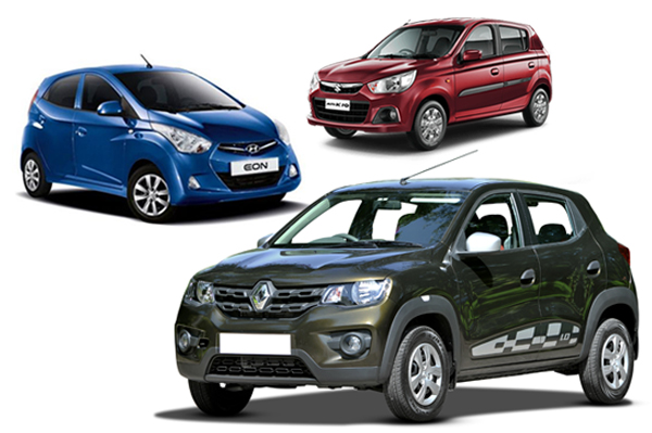 Renault Kwid 1.0 vs Maruti Suzuki Alto K10 vs Hyundai Eon: Specifications Comparison