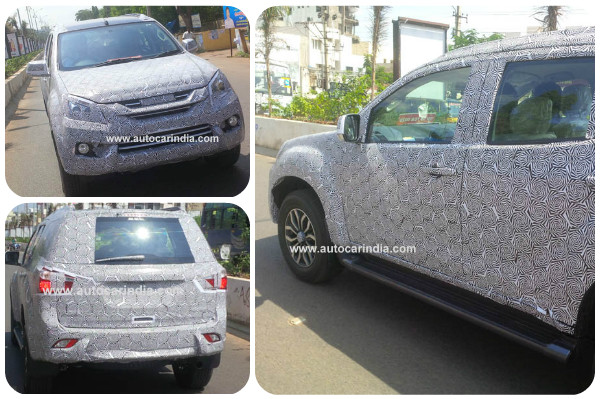 India-spec Isuzu MU-X interior spied - Image 1