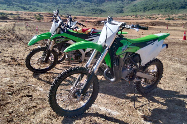 Kawasaki KX100 and the KX250F launched