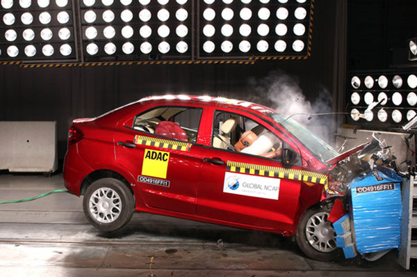 Chevrolet Enjoy gets zero stars, Ford Aspire three in Global NCAP tests