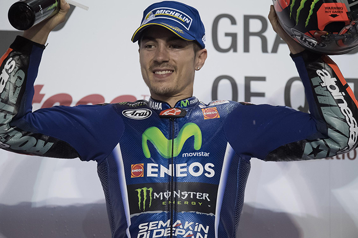 MotoGP: Maverick Vinales battles to win on his Yamaha debut | Autocar India