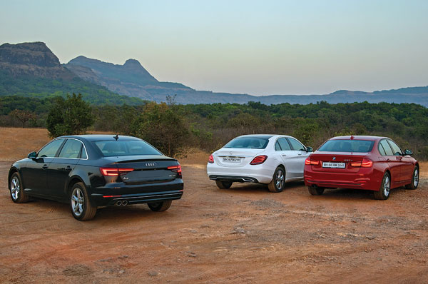 New Audi A4 35TDI vs Mercedes C250d vs BMW 320d comparison - Image 2